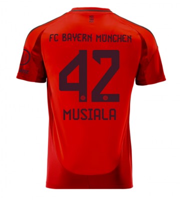 Bayern Munich Jamal Musiala #42 Hjemmebanetrøje 2024-25 Kort ærmer